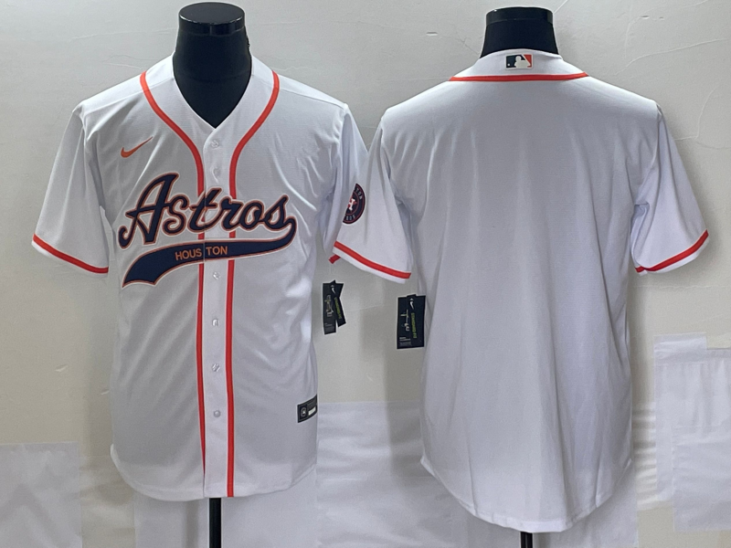 Men's Houston Astros Blank White Cool Base Stitched Baseball Jersey Men's Houston Astros Blank White Cool Base Stitched Baseball Jersey